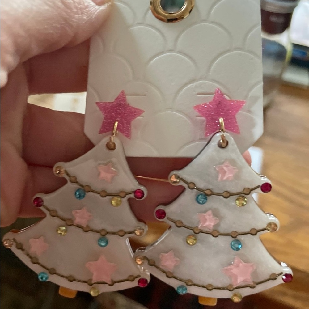 Festive Christmas Tree Earrings